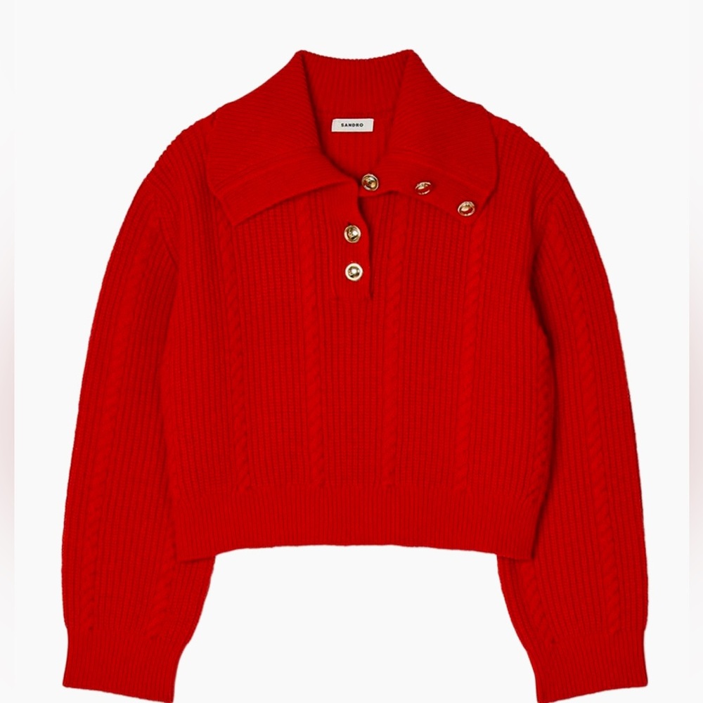 Sandro buttoned neck - Picture 4 of 9